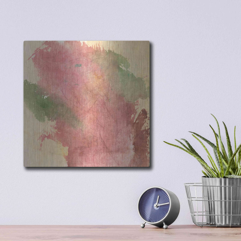 'Rouge Growth I' by Chris Paschke – Metal Wall Art, 12x12 room view