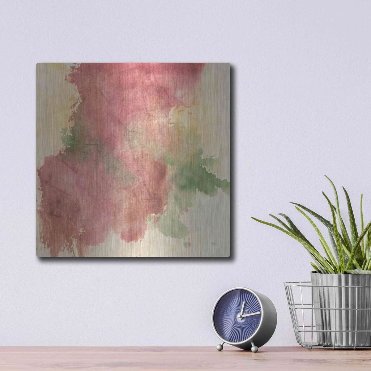 'Rouge Growth II' by Chris Paschke – Metal Wall Art, 12x12 room view