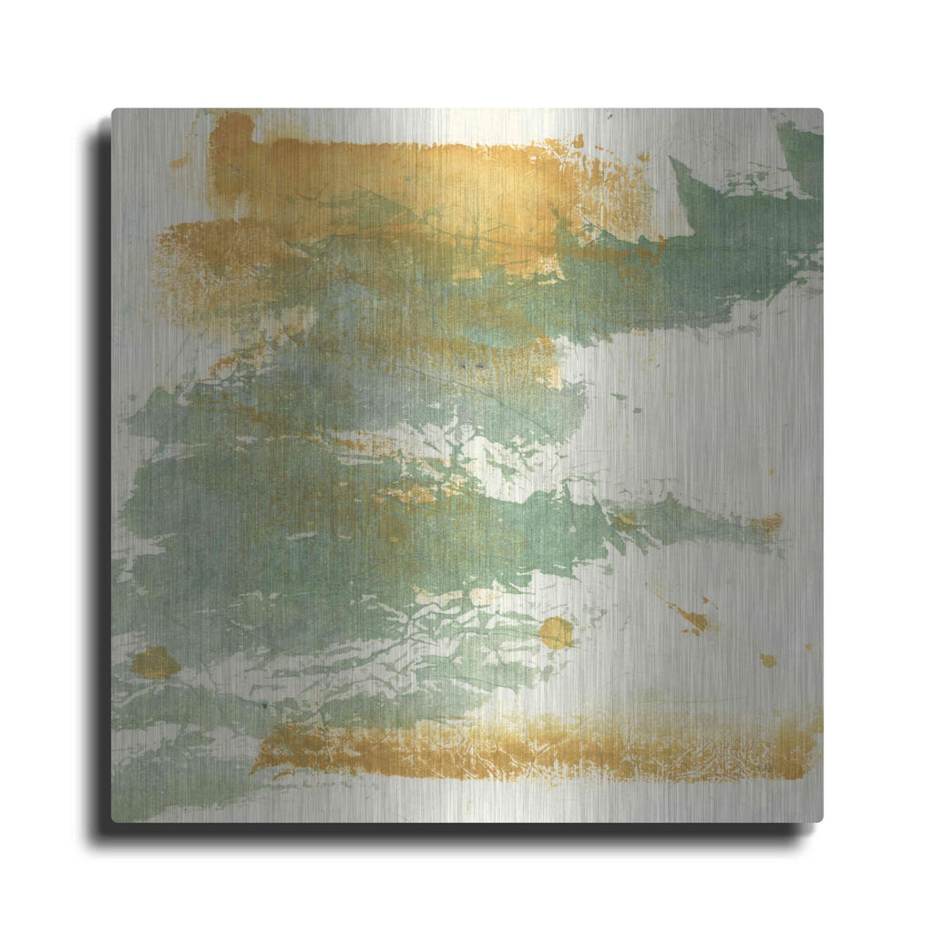 'Textured Gold I' by Chris Paschke – Metal Wall Art