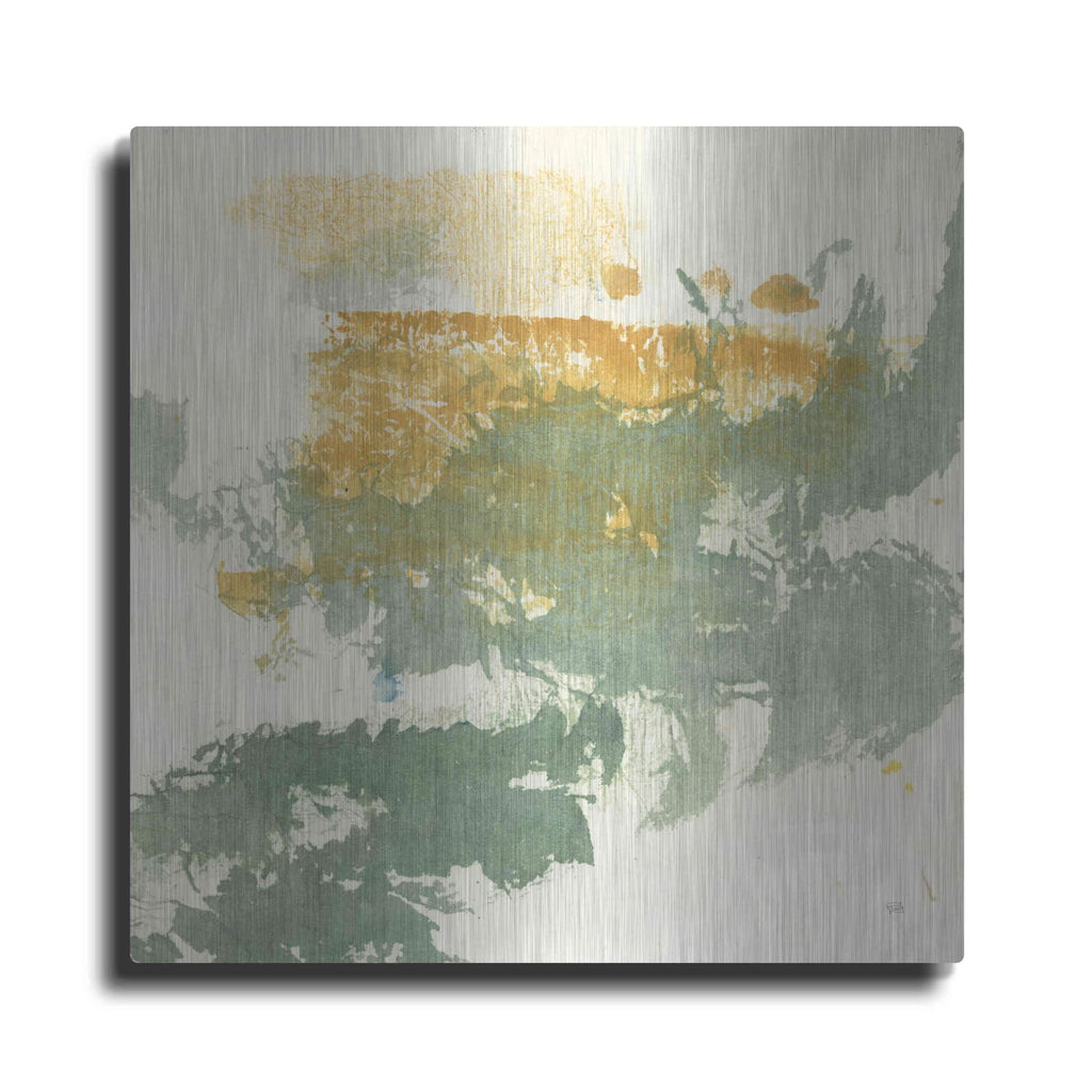 'Textured Gold II' by Chris Paschke – Metal Wall Art
