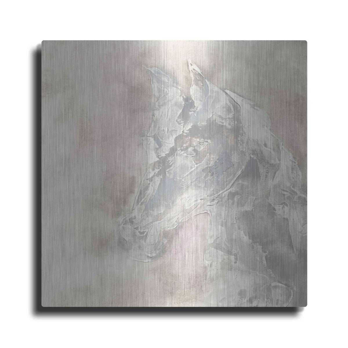 'Gray Head IV' by Chris Paschke – Metal Wall Art