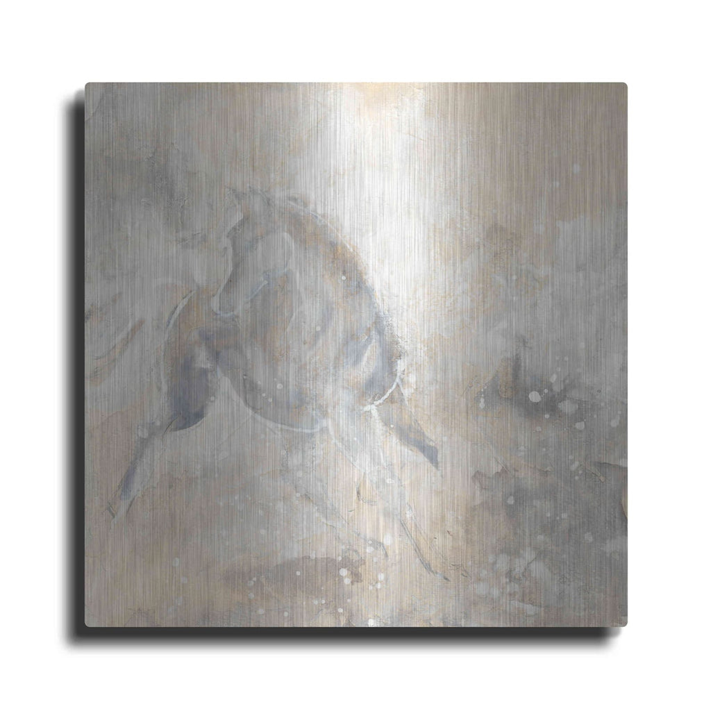 'Grey Horse I' by Chris Paschke – Metal Wall Art