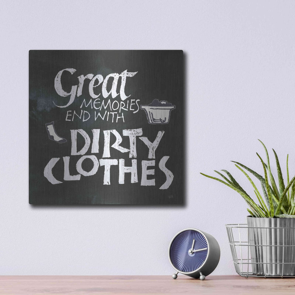 'Laundry Room I' by Chris Paschke – Metal Wall Art, 12x12 room view