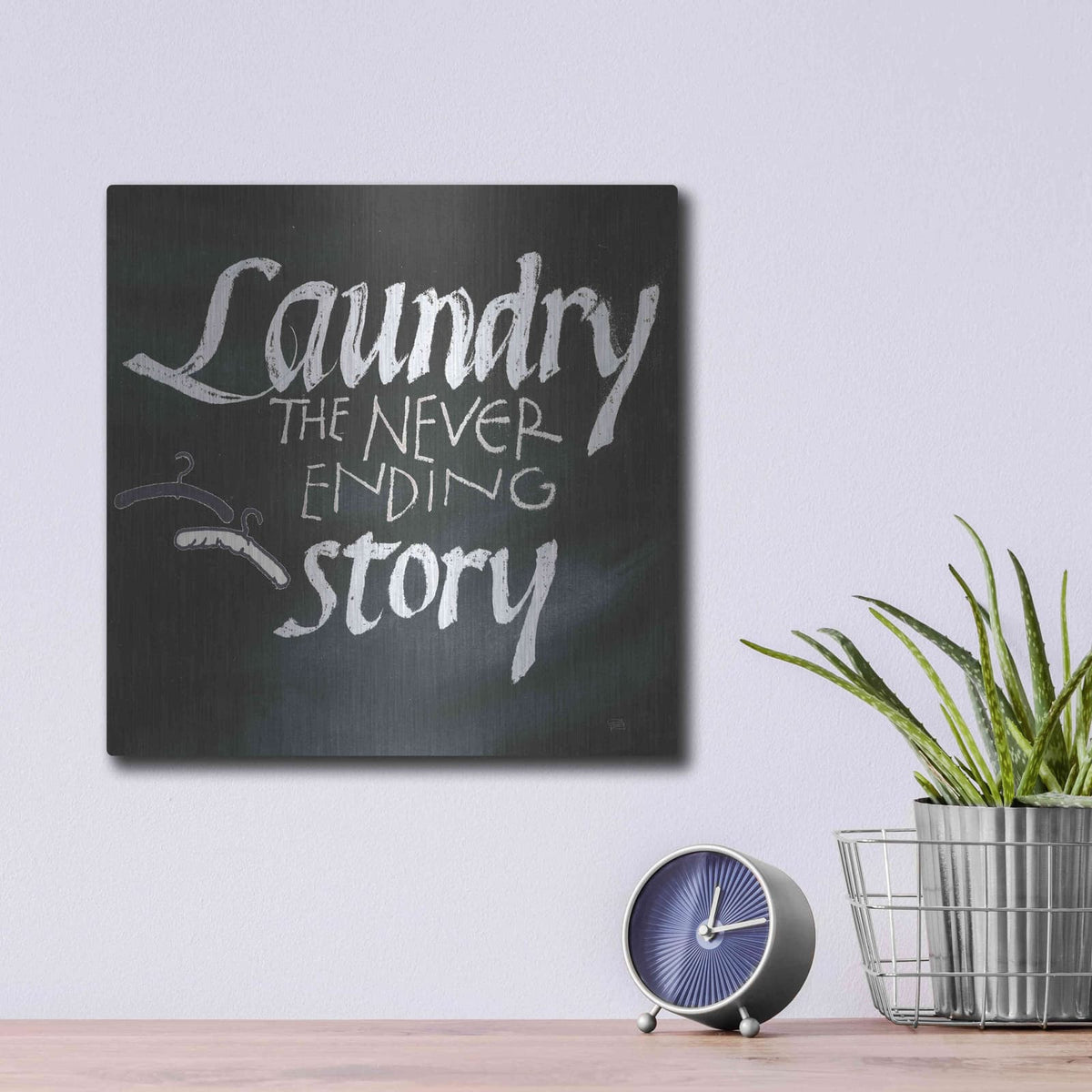 'Laundry Room II' by Chris Paschke – Metal Wall Art, 12x12 room view