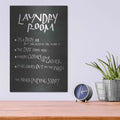 'Laundry Room Sayings' by Chris Paschke – Metal Wall Art, 12x16 room view