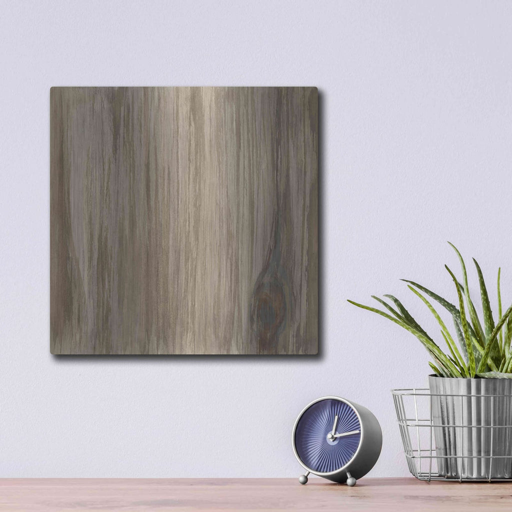 'Wood Panel IV' by Chris Paschke – Metal Wall Art, 12x12 room view