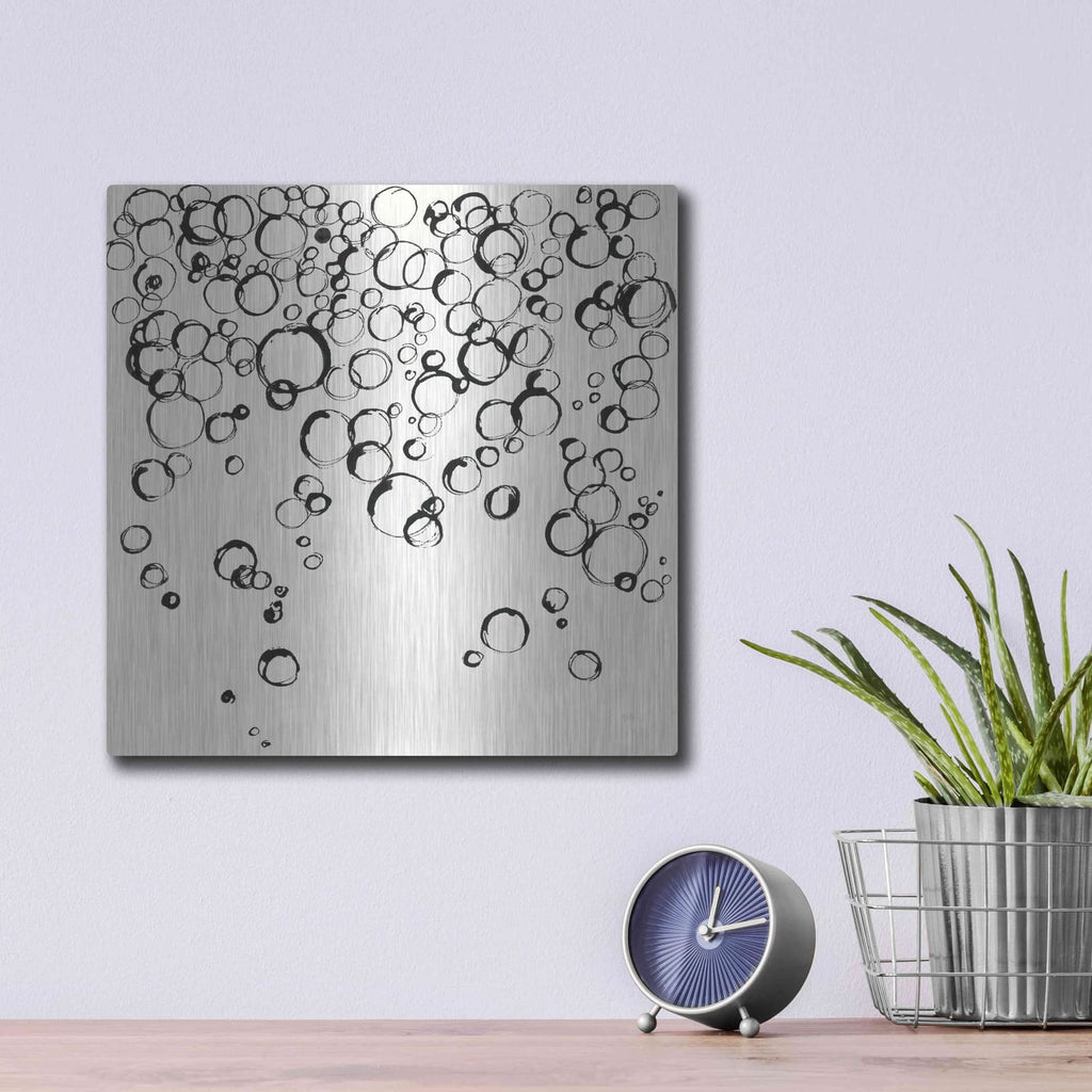 'Bubbles III' by Chris Paschke – Metal Wall Art, 12x12 room view