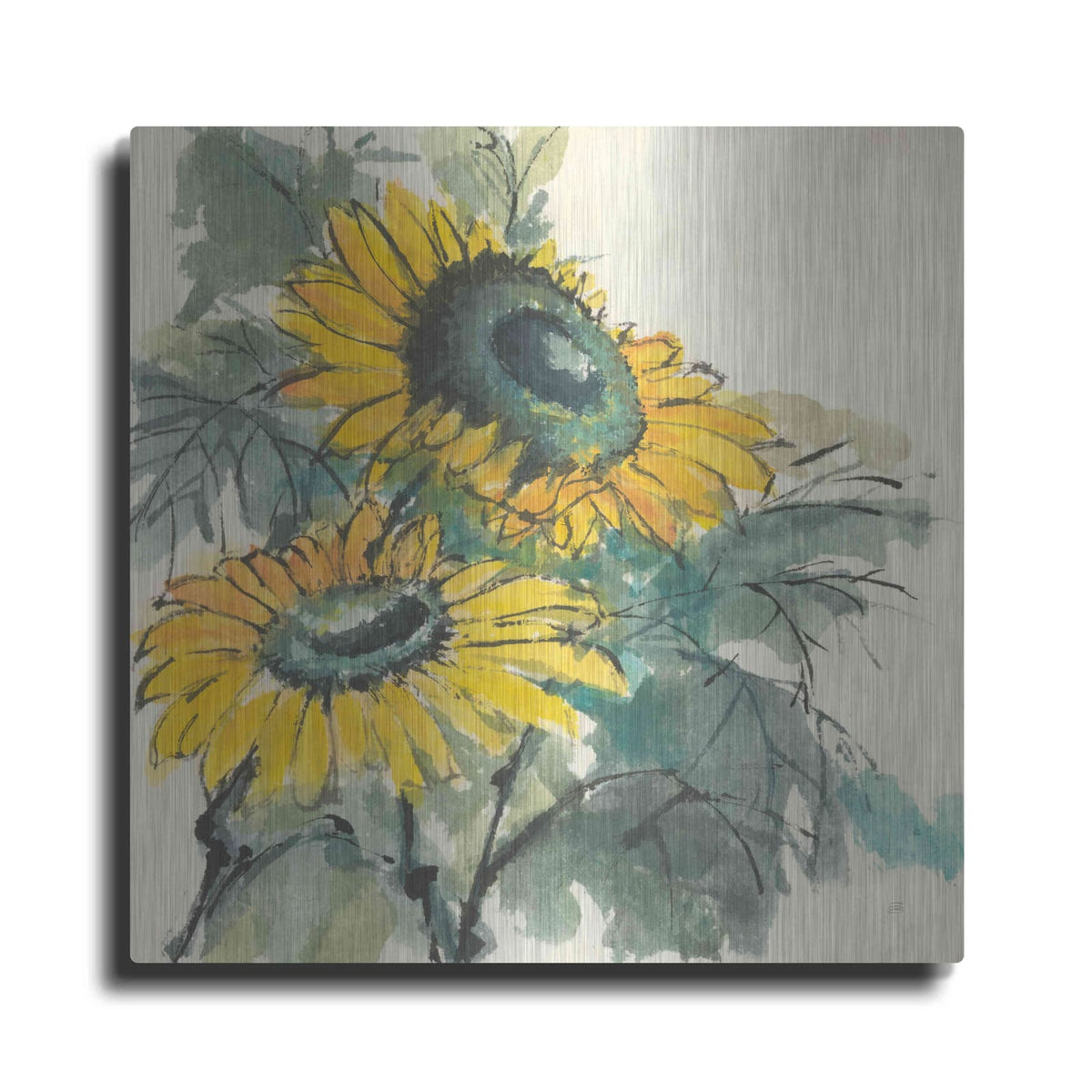 'Sunflower I' by Chris Paschke – Metal Wall Art