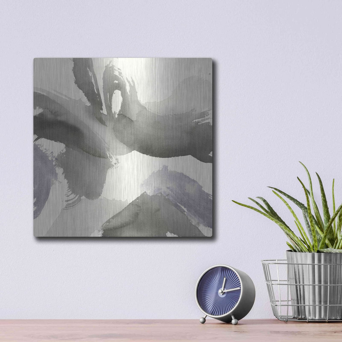 'Amethyst Gesture I' by Chris Paschke – Metal Wall Art, 12x12 room view