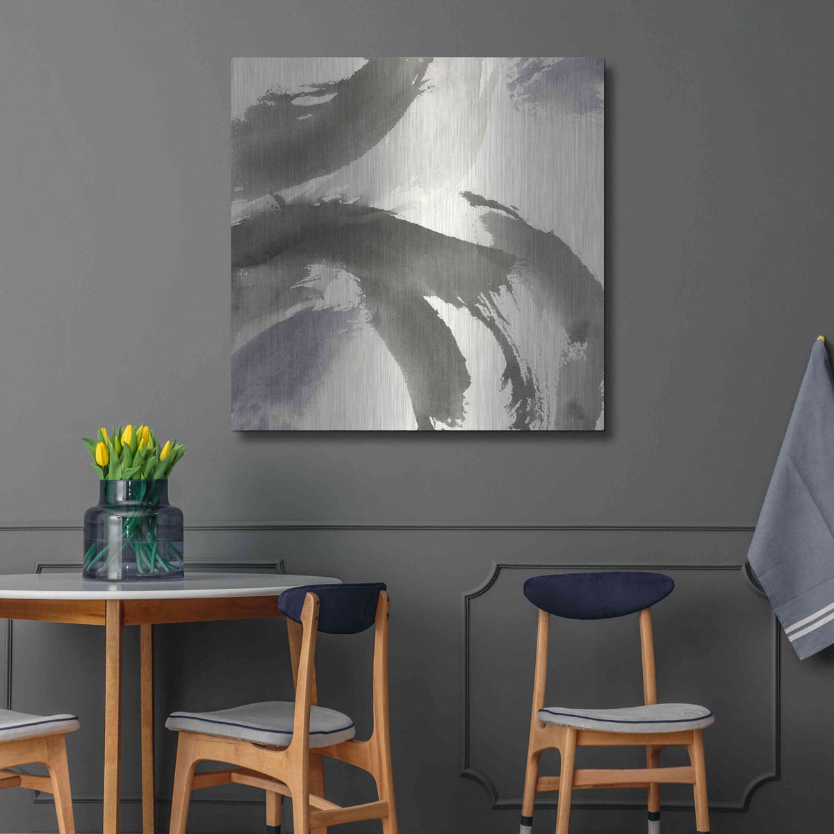 'Amethyst Gesture II' by Chris Paschke – Metal Wall Art, 36x36 room view