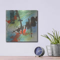 'Graffiti Blue I' by Chris Paschke – Metal Wall Art, 12x12 room view