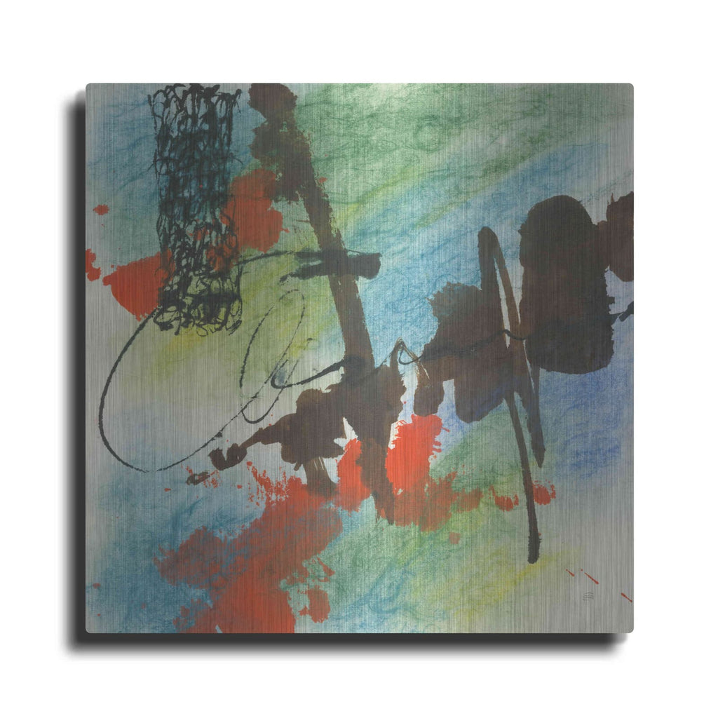 'Graffiti Blue I' by Chris Paschke – Metal Wall Art