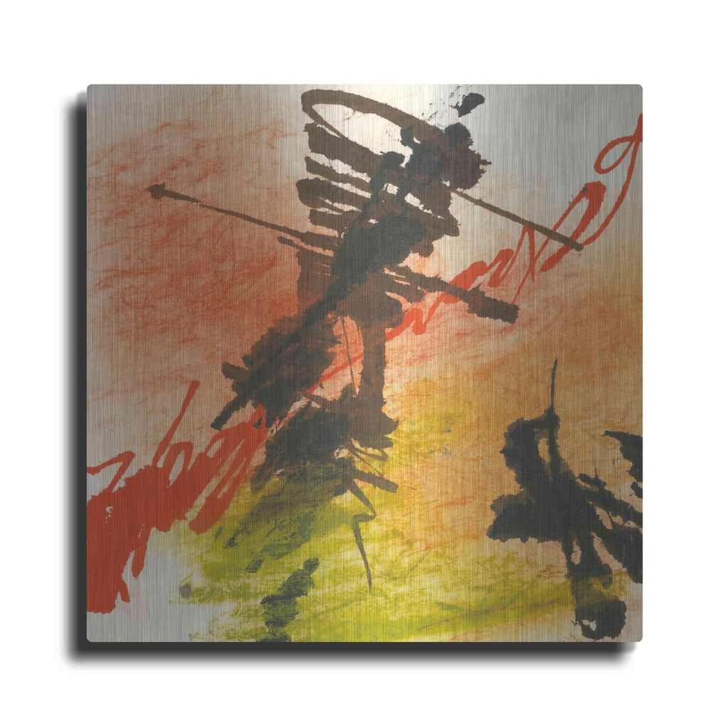 'Graffiti Orange I' by Chris Paschke – Metal Wall Art