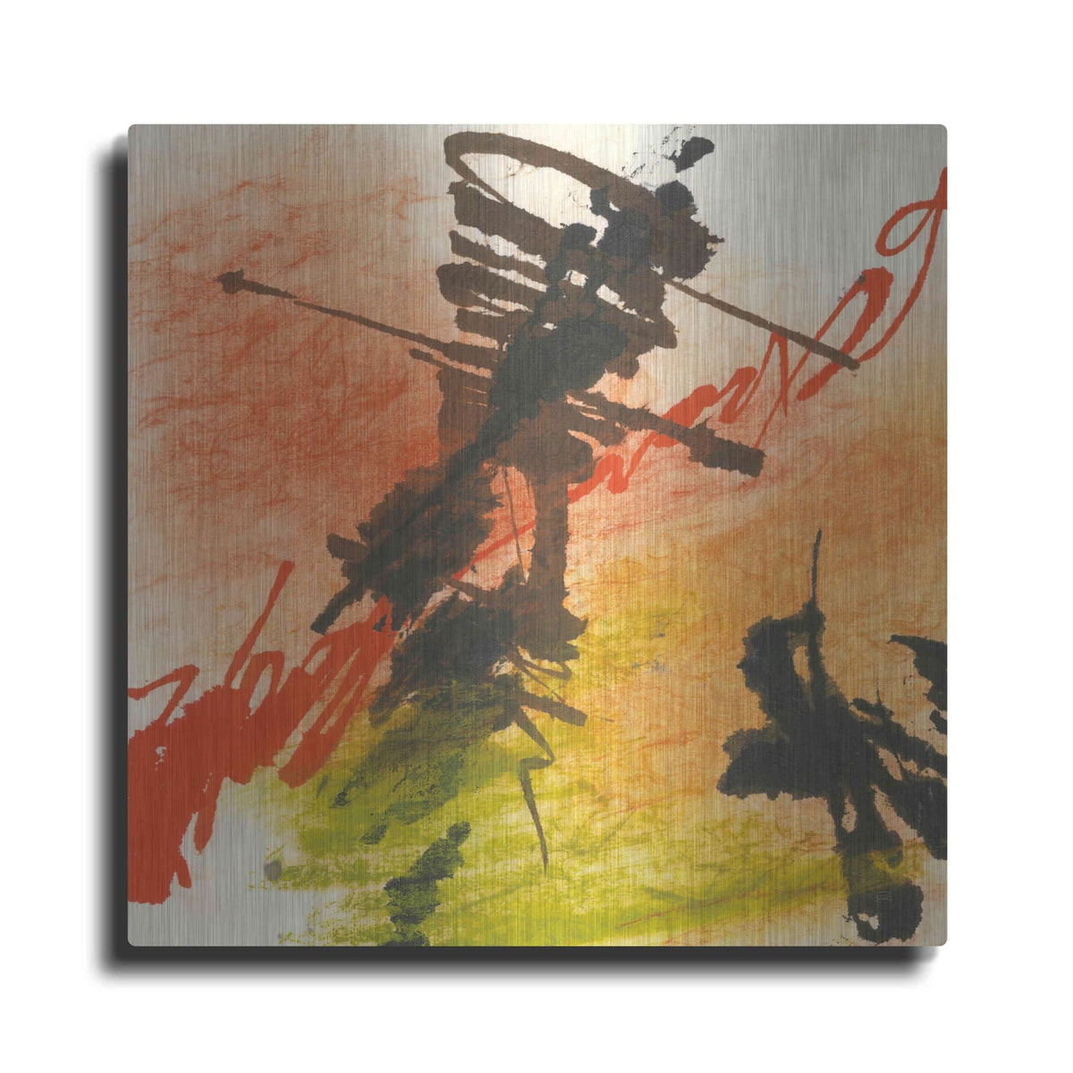'Graffiti Orange I' by Chris Paschke – Metal Wall Art