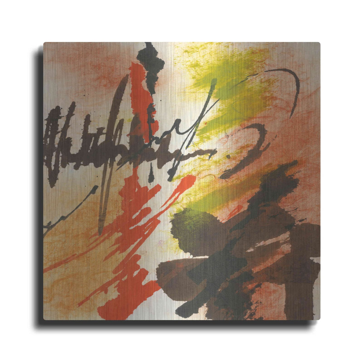 'Graffiti Orange II' by Chris Paschke – Metal Wall Art