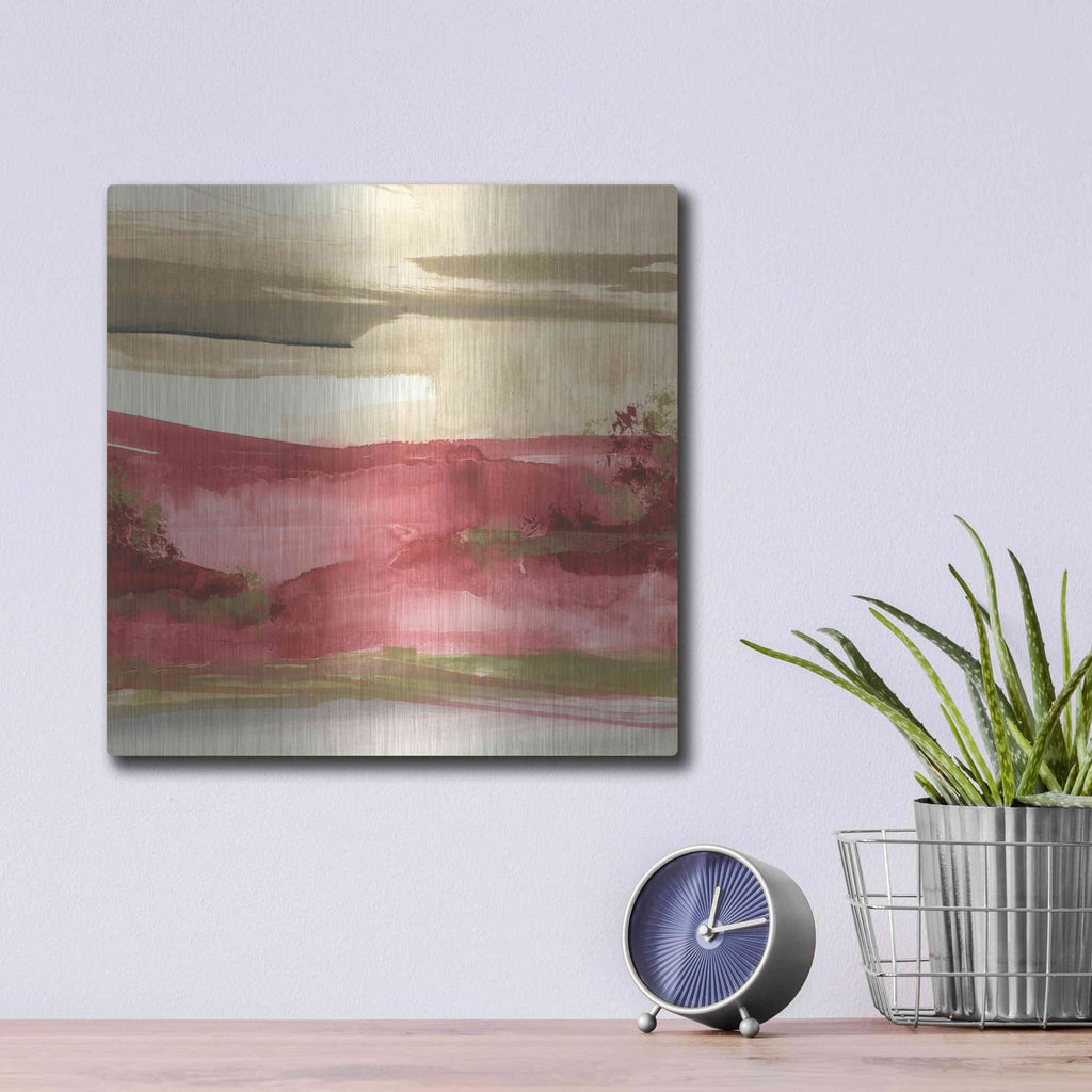 'Red Rock II' by Chris Paschke – Metal Wall Art, 12x12 room view