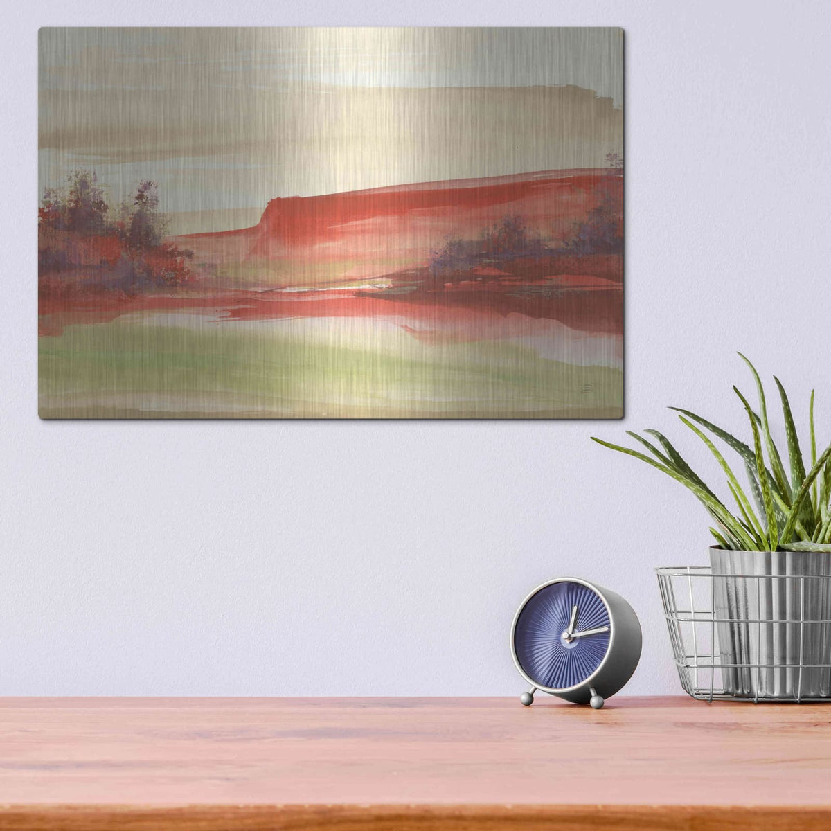 'Red Rock III' by Chris Paschke – Metal Wall Art, 16x12 room view