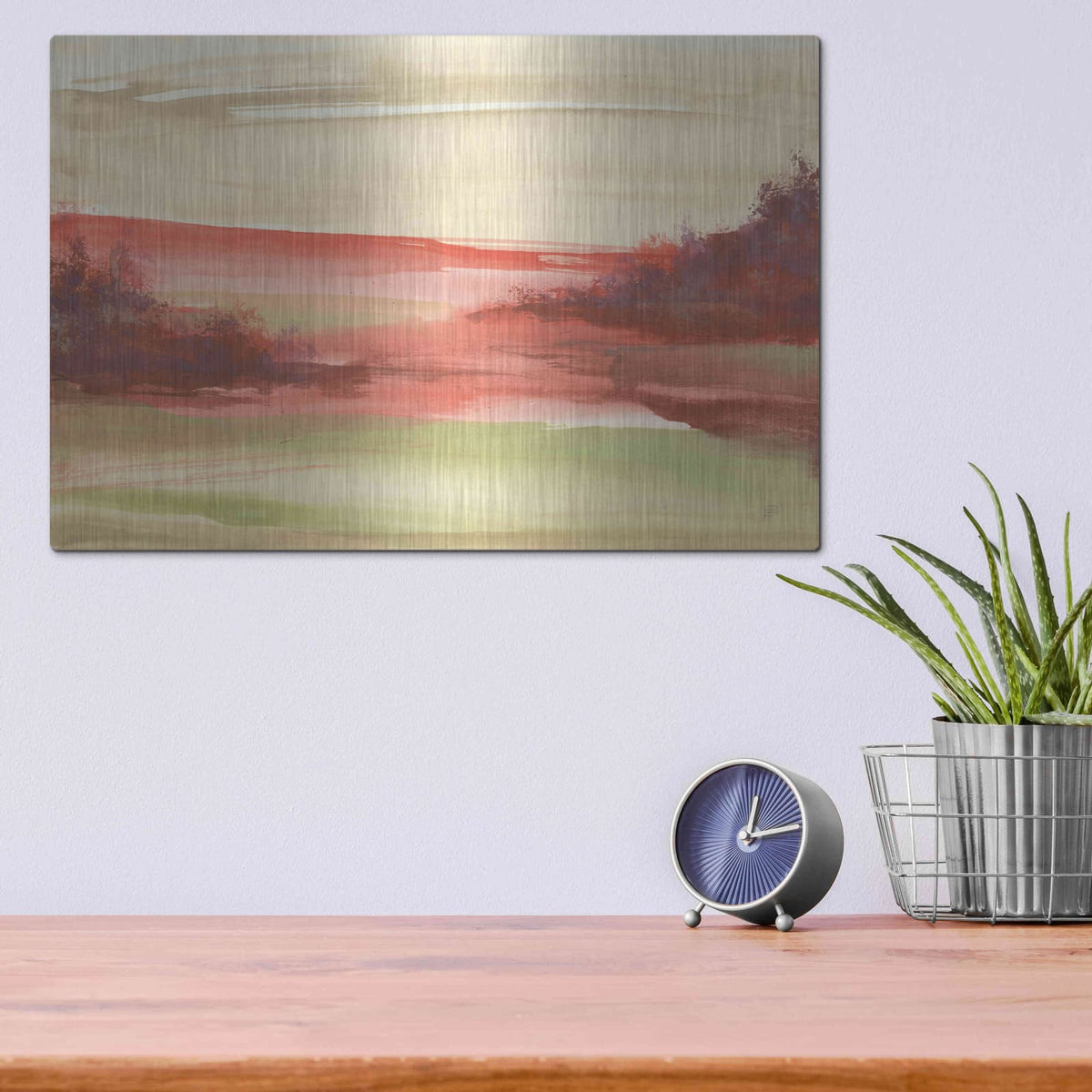 'Red Rock IV' by Chris Paschke – Metal Wall Art, 16x12 room view