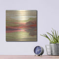 'Distant Fields' by Chris Paschke – Metal Wall Art, 12x12 room view
