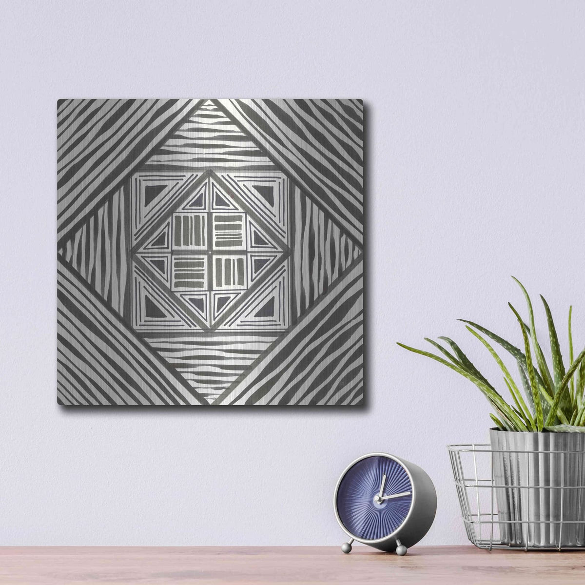 'Graphics II' by Chris Paschke – Metal Wall Art, 12x12 room view