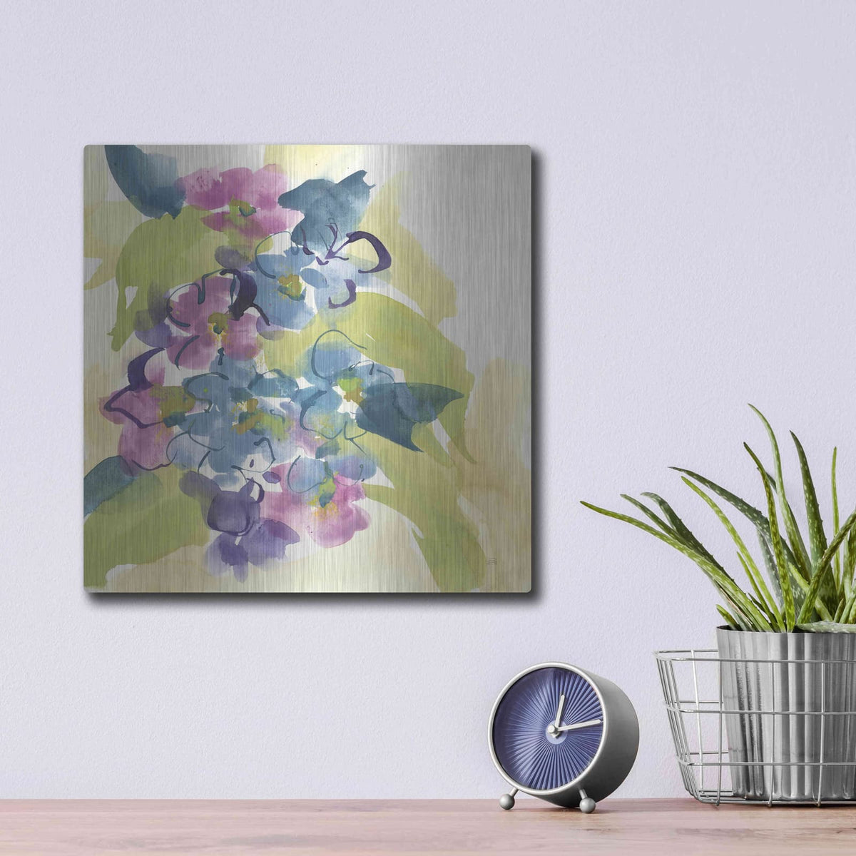 'Spring Bouquet II' by Chris Paschke – Metal Wall Art, 12x12 room view