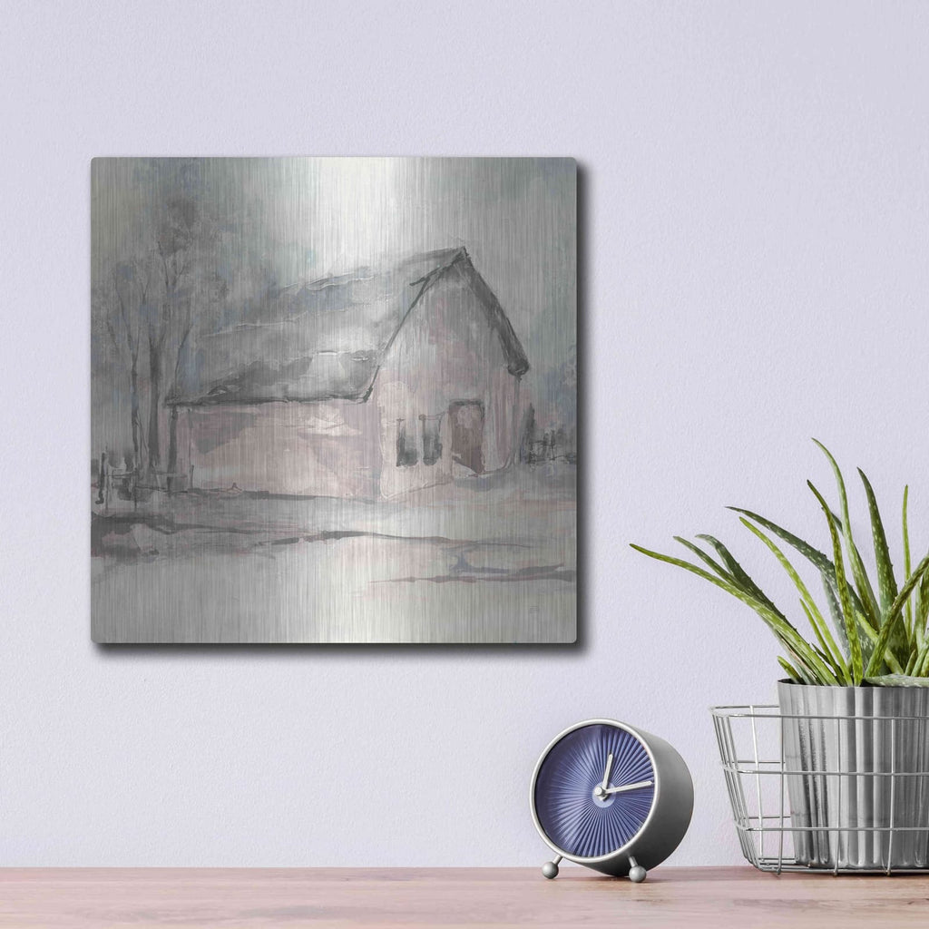'Barn I' by Chris Paschke – Metal Wall Art, 12x12 room view