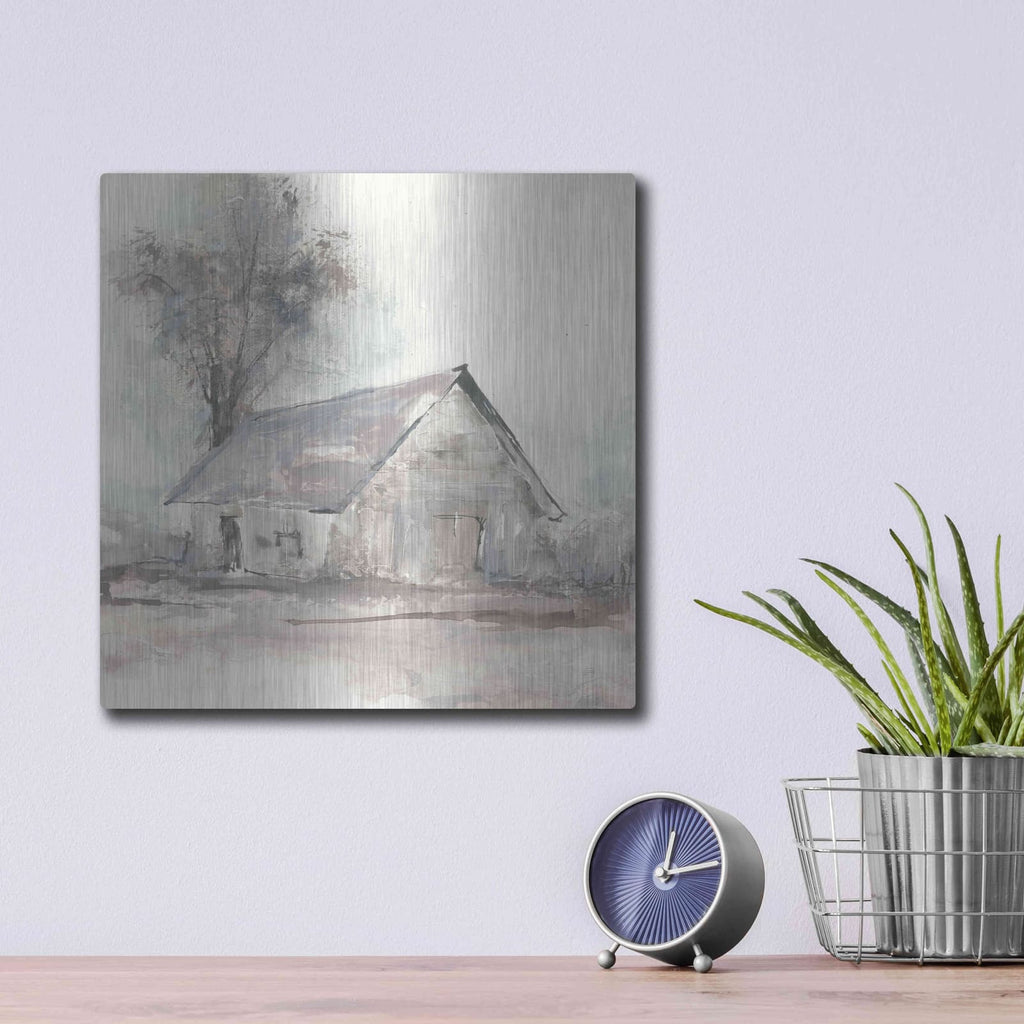 'Barn III' by Chris Paschke – Metal Wall Art, 12x12 room view