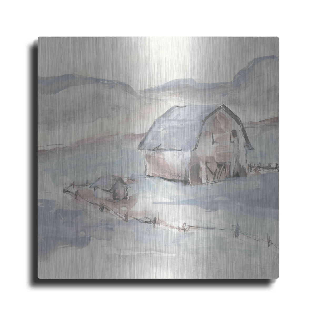 'Barn IV' by Chris Paschke – Metal Wall Art