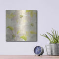 'Dancing Clematis I' by Chris Paschke – Metal Wall Art, 12x12 room view