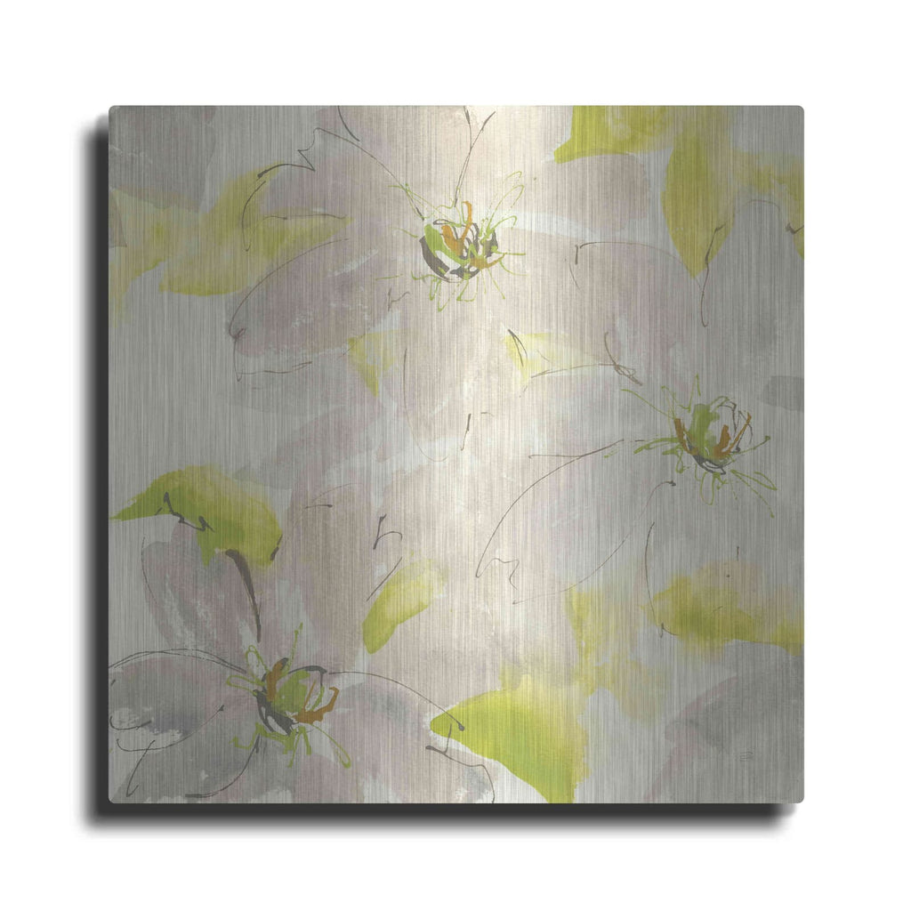 'Dancing Clematis I' by Chris Paschke – Metal Wall Art