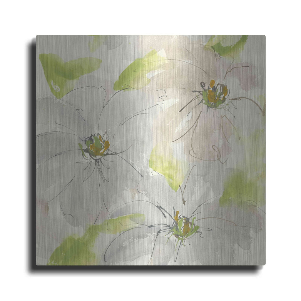 'Dancing Clematis II' by Chris Paschke – Metal Wall Art