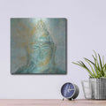 'Buddha Bright I' by Chris Paschke – Metal Wall Art, 12x12 room view