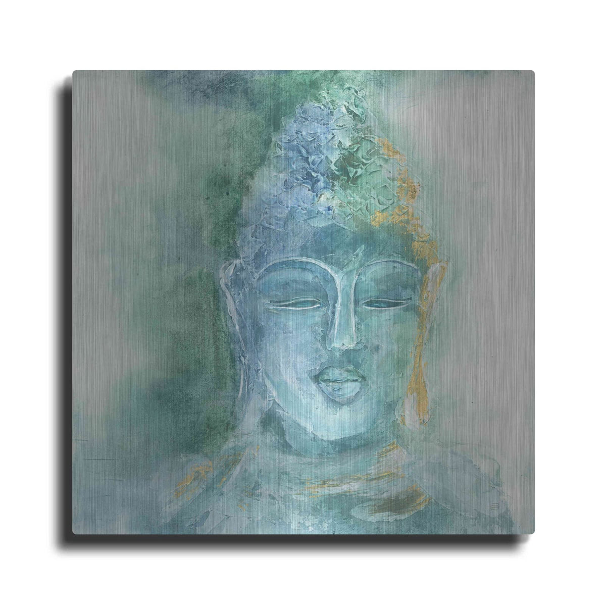 'Gilded Buddha II' by Chris Paschke – Metal Wall Art