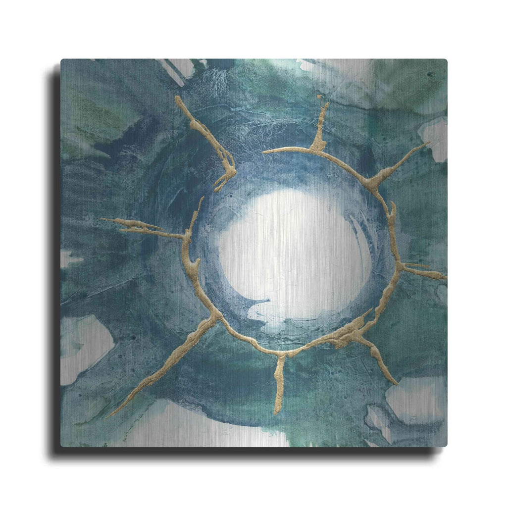 'Dharma Wheel I' by Chris Paschke – Metal Wall Art