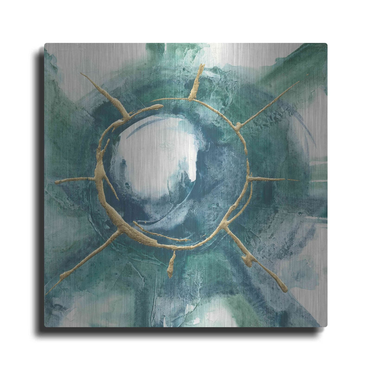 'Dharma Wheel II' by Chris Paschke – Metal Wall Art
