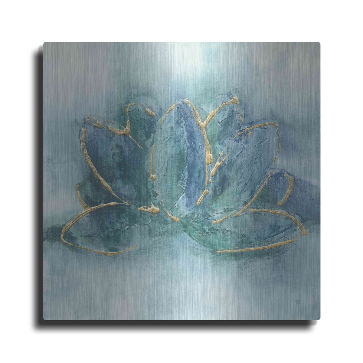'Buddha Lotus' by Chris Paschke – Metal Wall Art