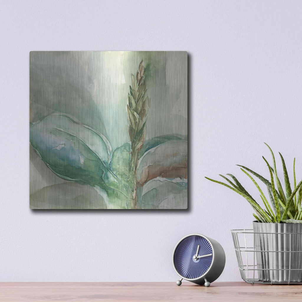 'Exotic Flower I' by Chris Paschke – Metal Wall Art, 12x12 room view
