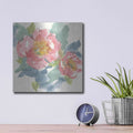 'Peony In The Pink I' by Chris Paschke – Metal Wall Art, 12x12 room view