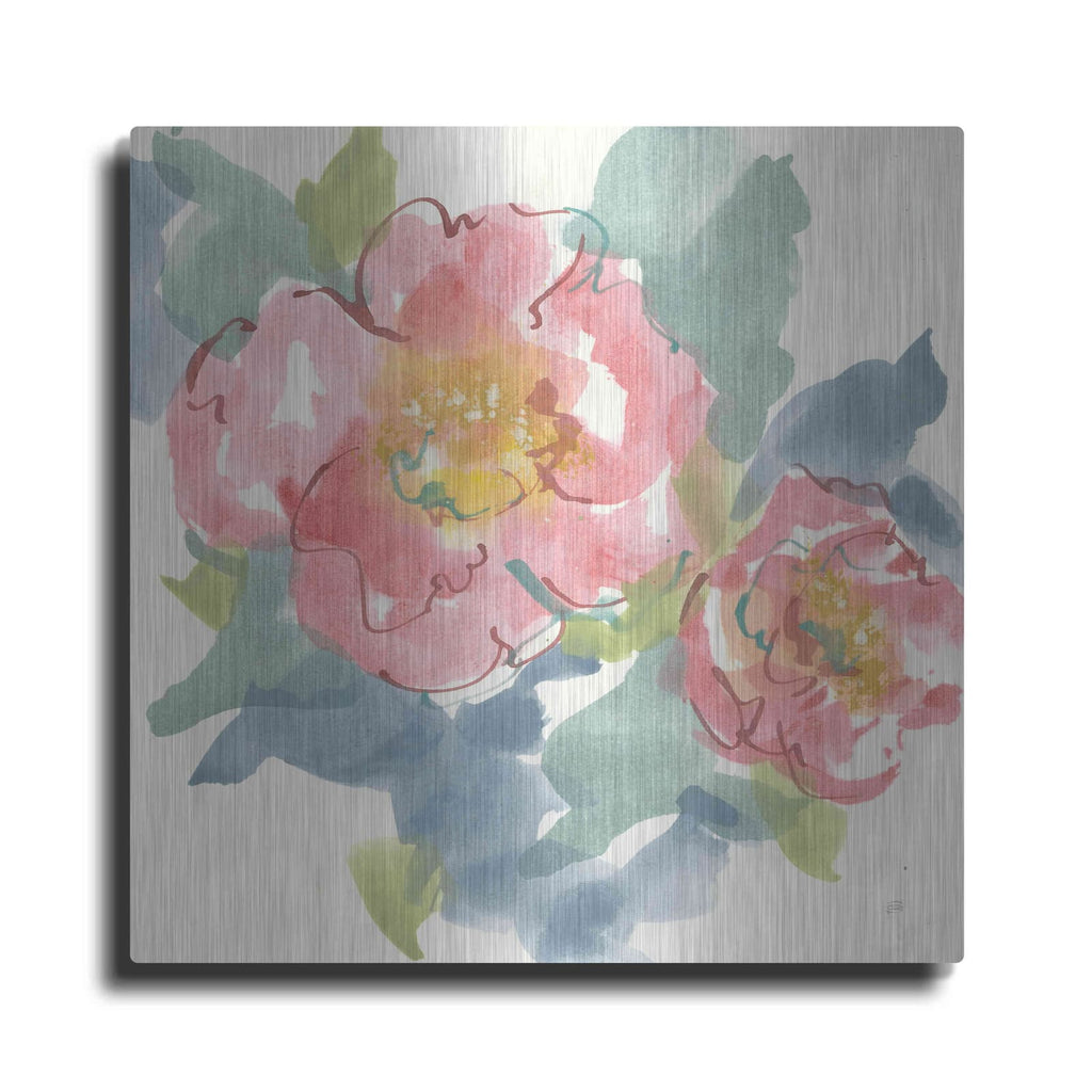 'Peony In The Pink I' by Chris Paschke – Metal Wall Art