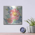 'Peony In The Pink II' by Chris Paschke – Metal Wall Art, 12x12 room view