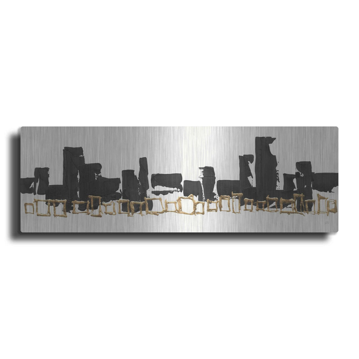 'Gilded Boxes I' by Chris Paschke – Metal Wall Art