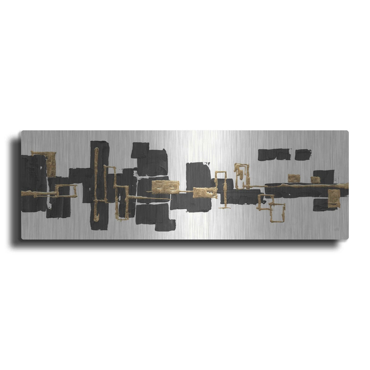 'Gilded Boxes III' by Chris Paschke – Metal Wall Art