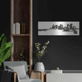 'Gilded City I' by Chris Paschke – Metal Wall Art, 36x12 room view