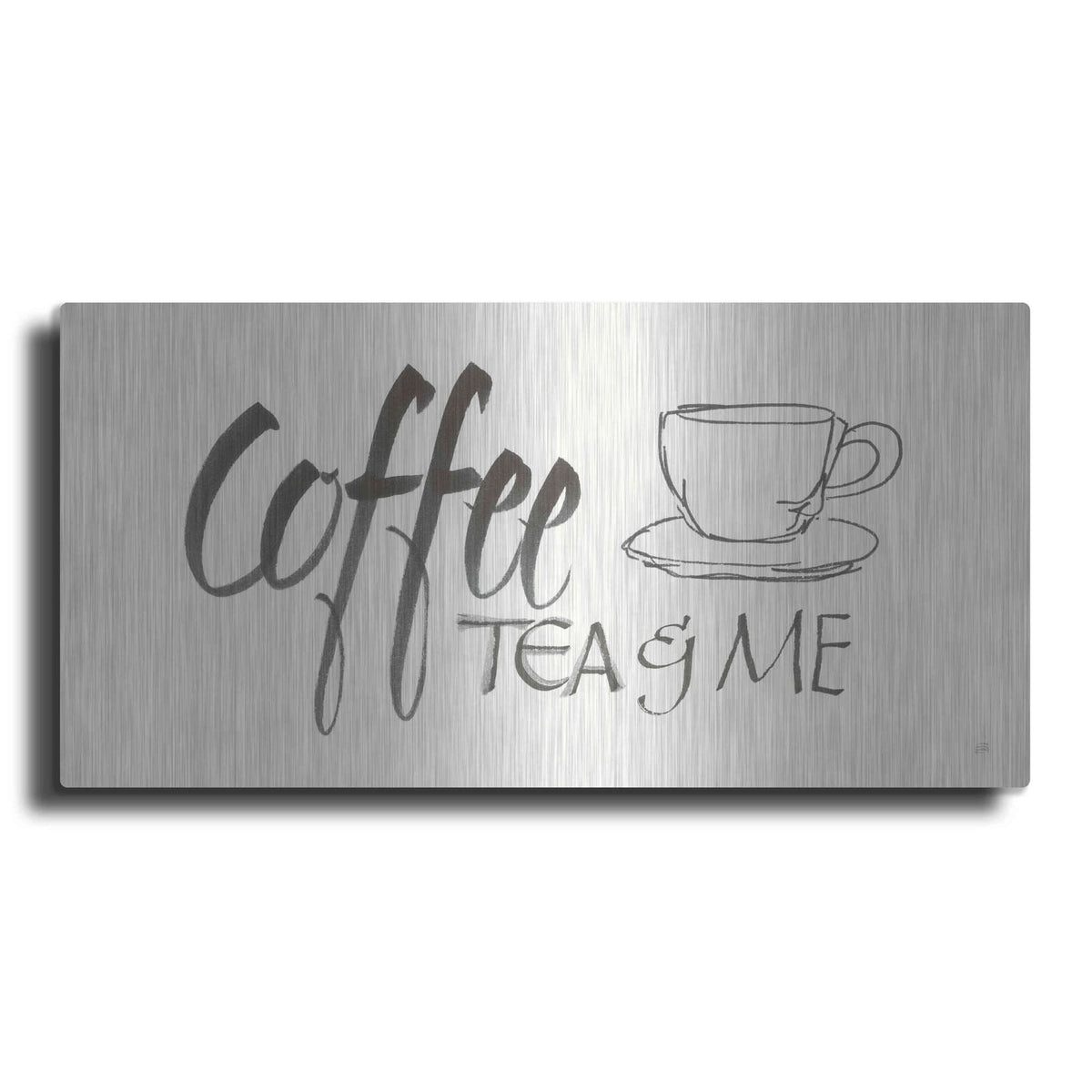 'Coffee Sayings II' by Chris Paschke – Metal Wall Art