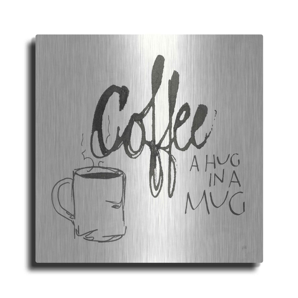 'Coffee Sayings V' by Chris Paschke – Metal Wall Art