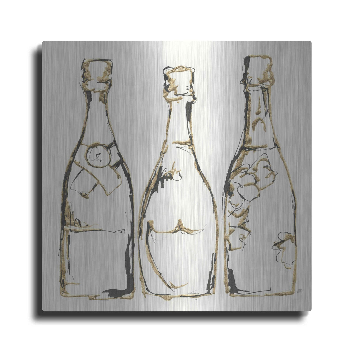 'Champagne Is Grand III' by Chris Paschke – Metal Wall Art
