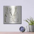 'Champagne Is Grand IV' by Chris Paschke – Metal Wall Art, 12x12 room view