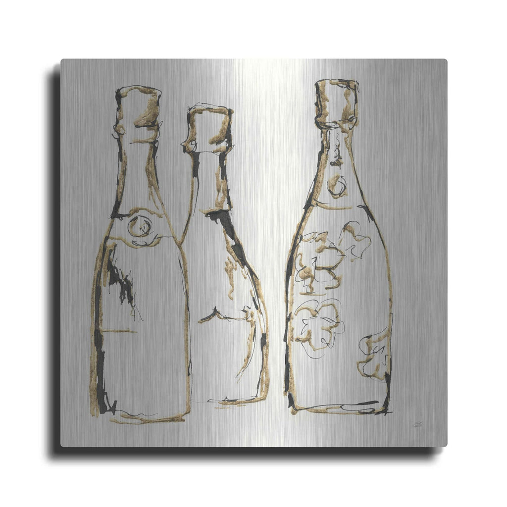 'Champagne Is Grand IV' by Chris Paschke – Metal Wall Art