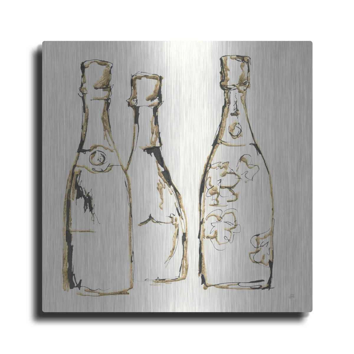 'Champagne Is Grand IV' by Chris Paschke – Metal Wall Art