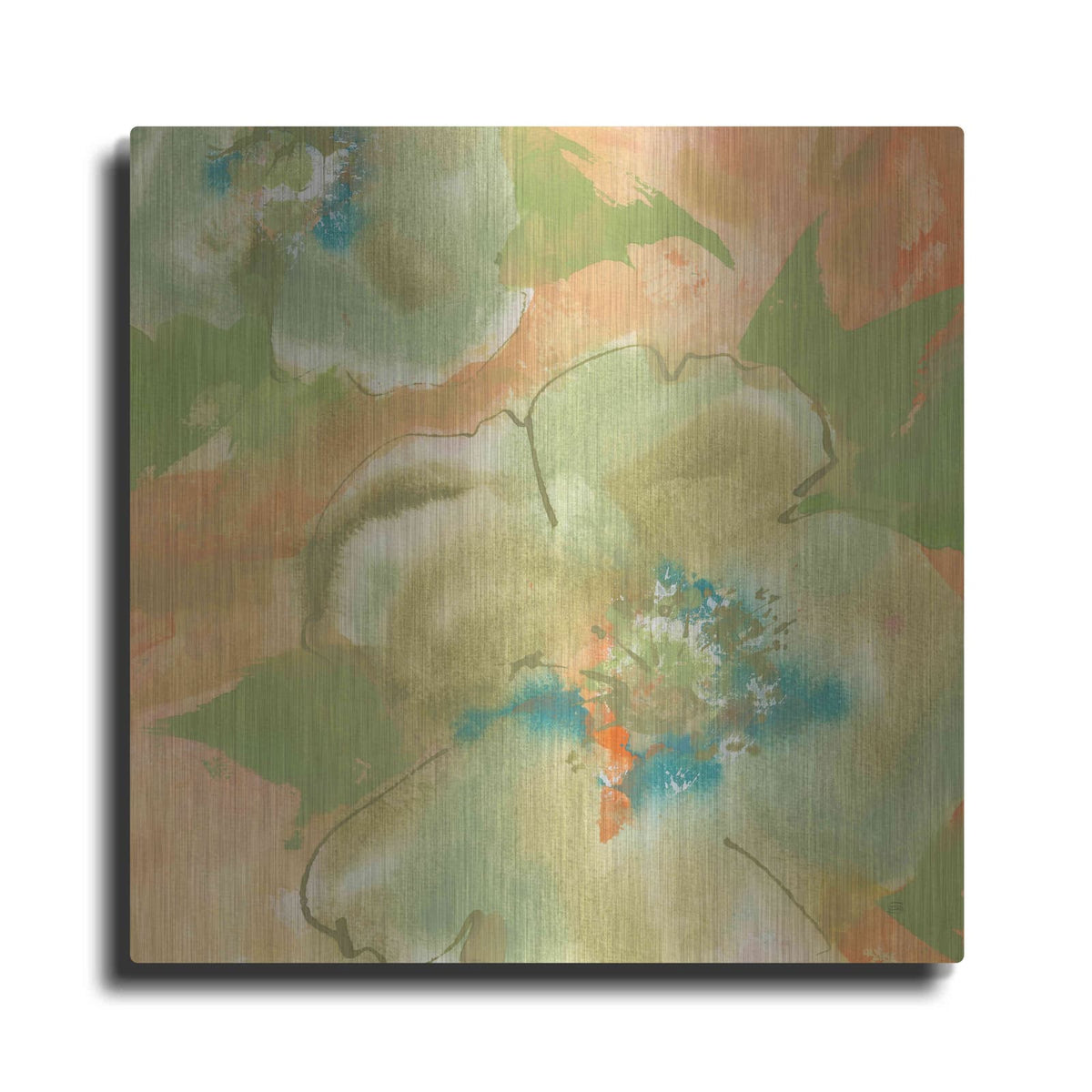 'Olive Poppy II' by Chris Paschke – Metal Wall Art